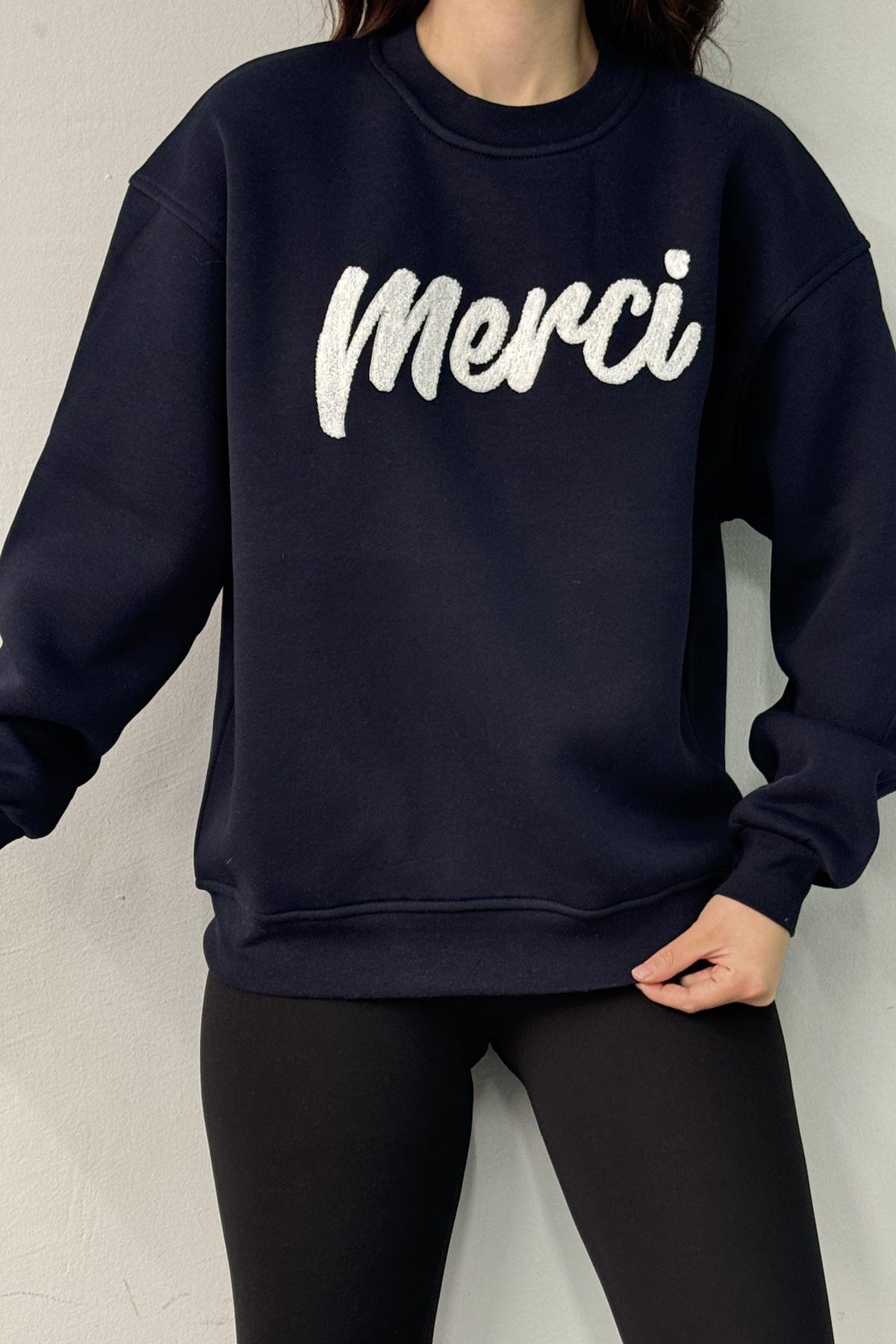 MERCİ NAKIŞ DETAY SWEAT