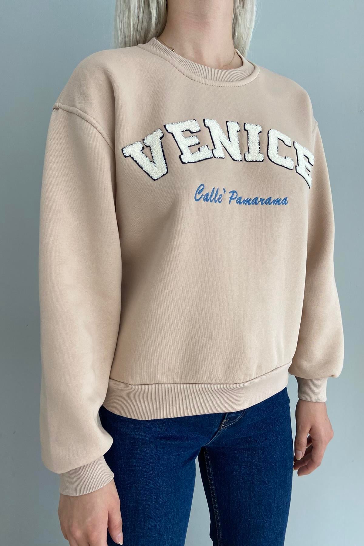 NAKIŞ DETAYLI SWEATSHIRT