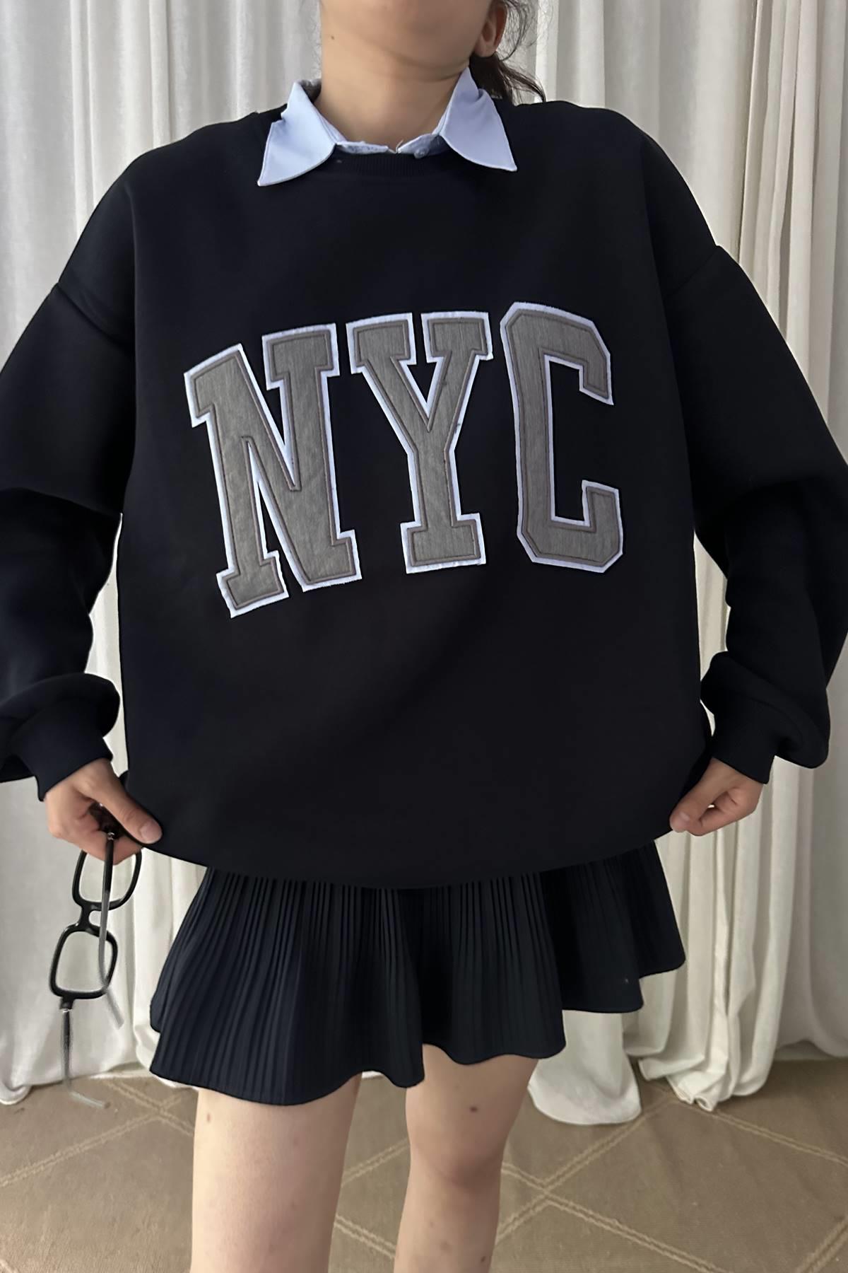 NAKIŞ DETAYLI SWEATSHIRT