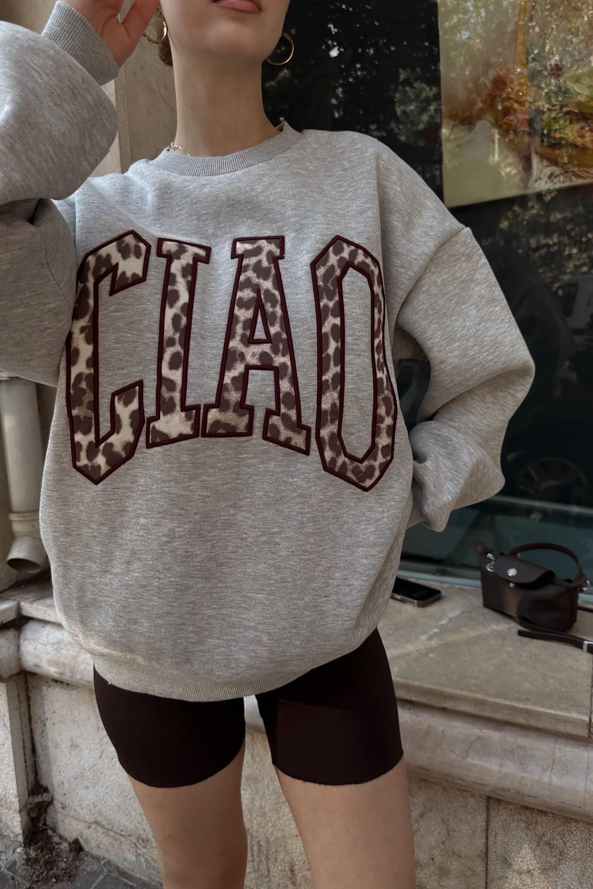 NAKIŞ DETAYLI SWEATSHIRT