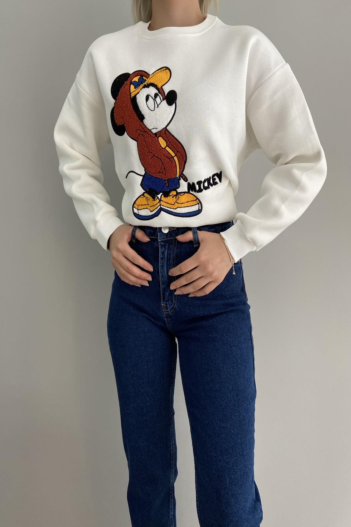SUZİNE NAKIŞLI MICKEY SWEAT