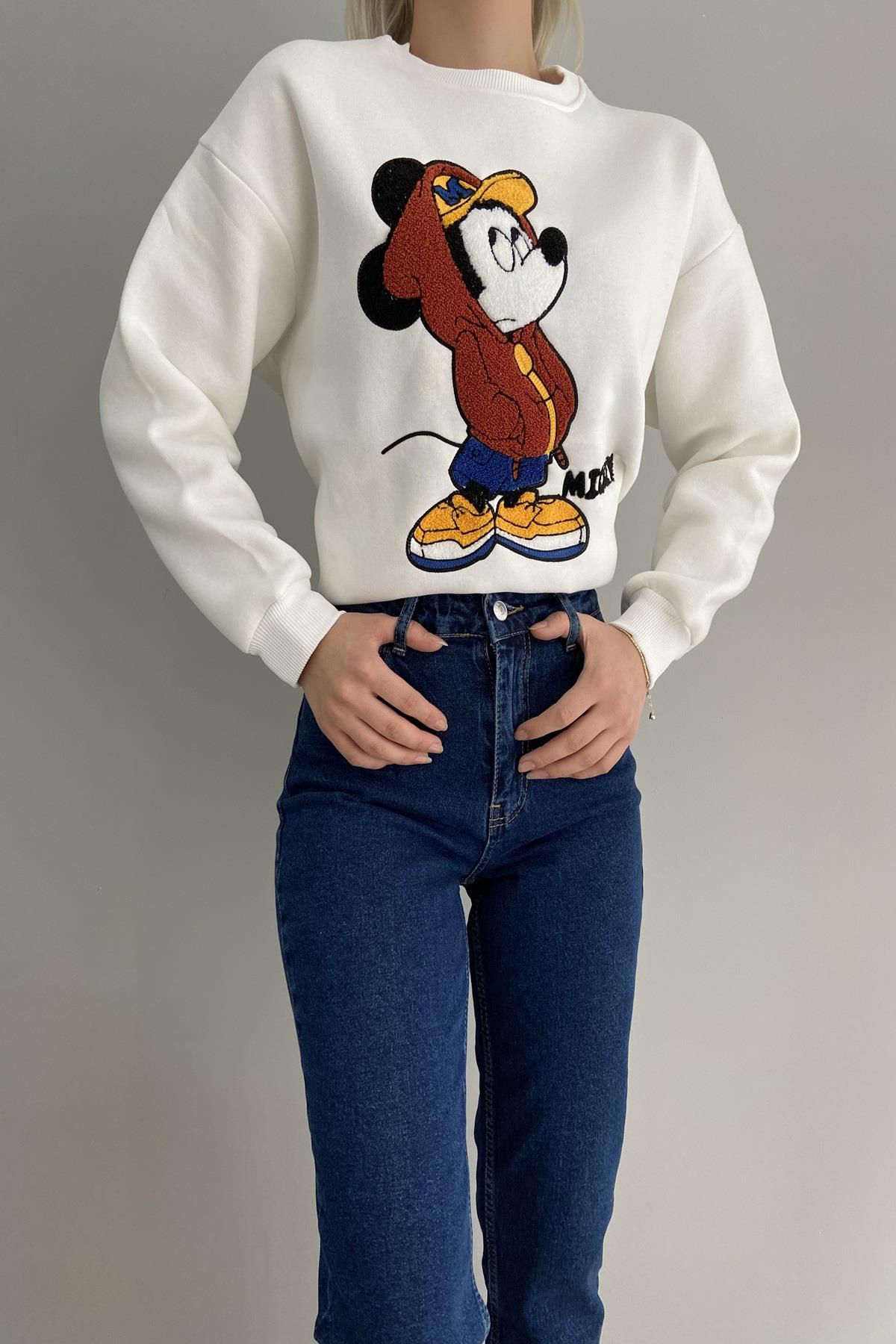 SUZİNE NAKIŞLI MICKEY SWEAT