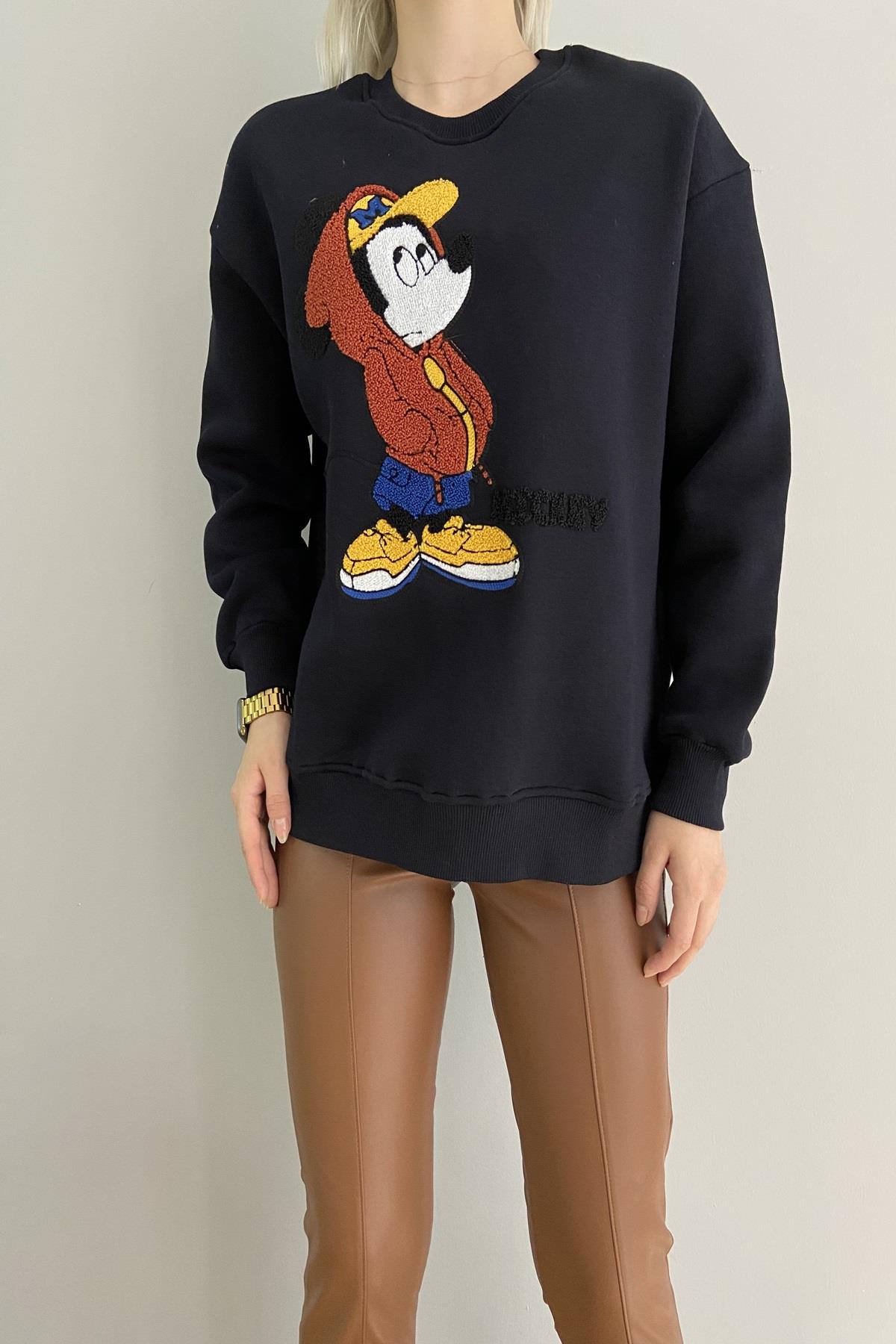SUZİNE NAKIŞLI MICKEY SWEAT