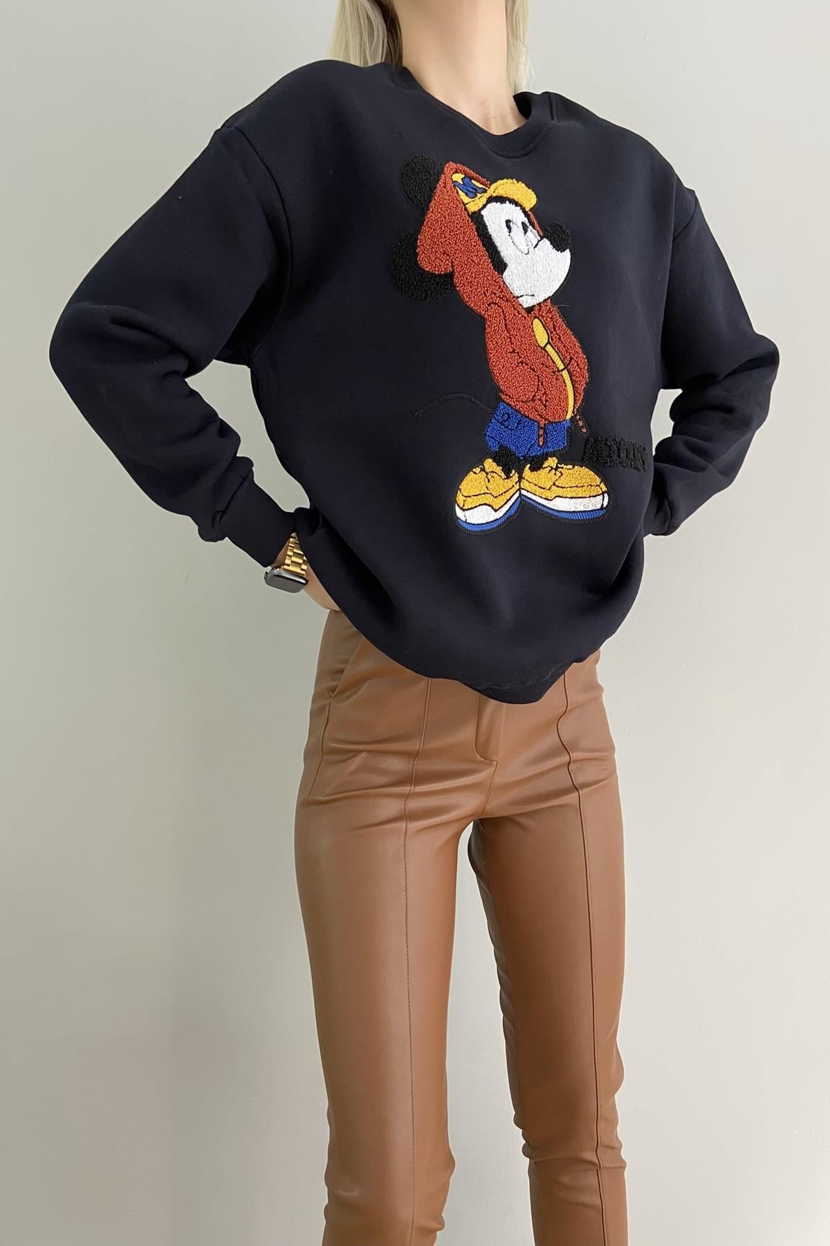 SUZİNE NAKIŞLI MICKEY SWEAT