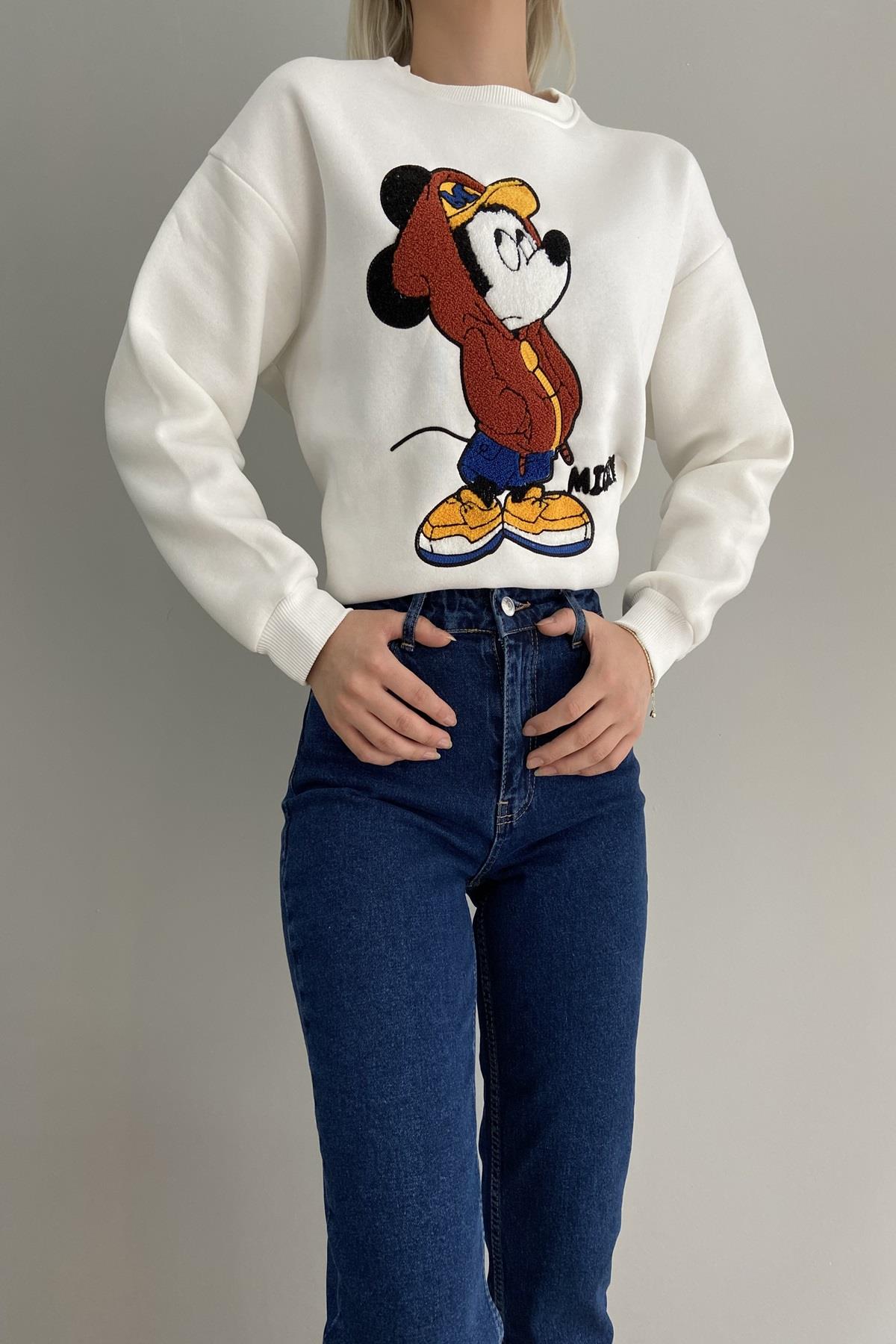 SUZİNE NAKIŞLI MICKEY SWEAT