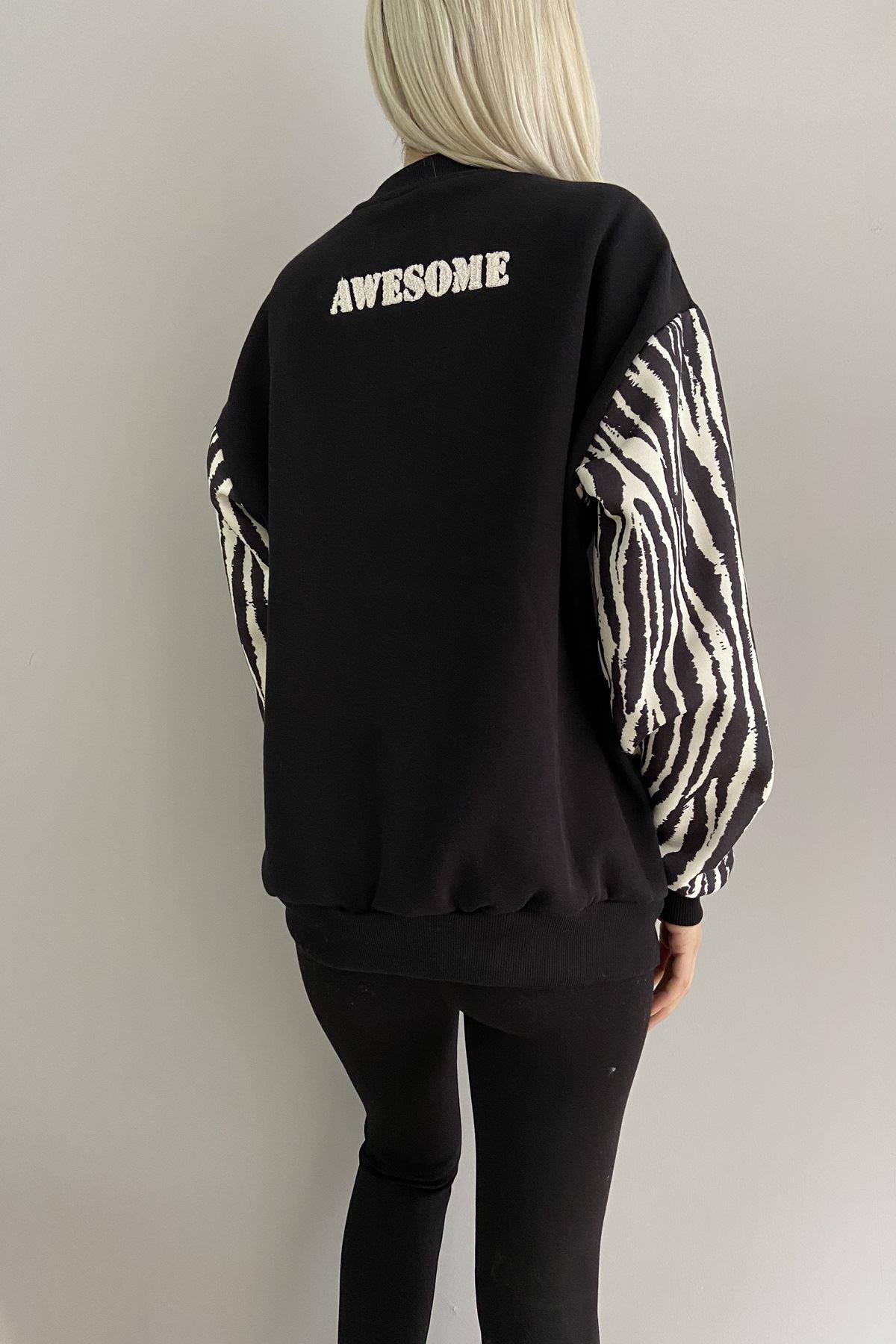 ZEBRA A HARF APLİKE SWEAT
