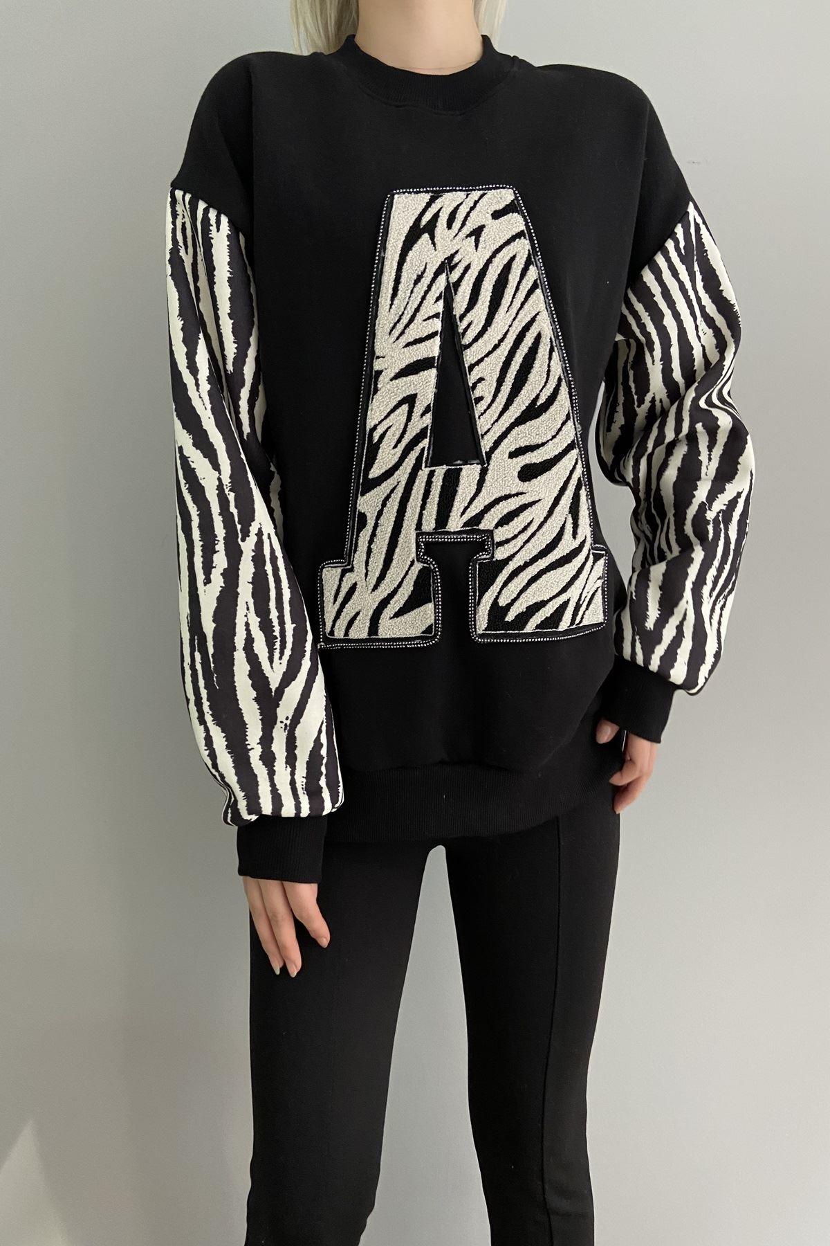 ZEBRA A HARF APLİKE SWEAT