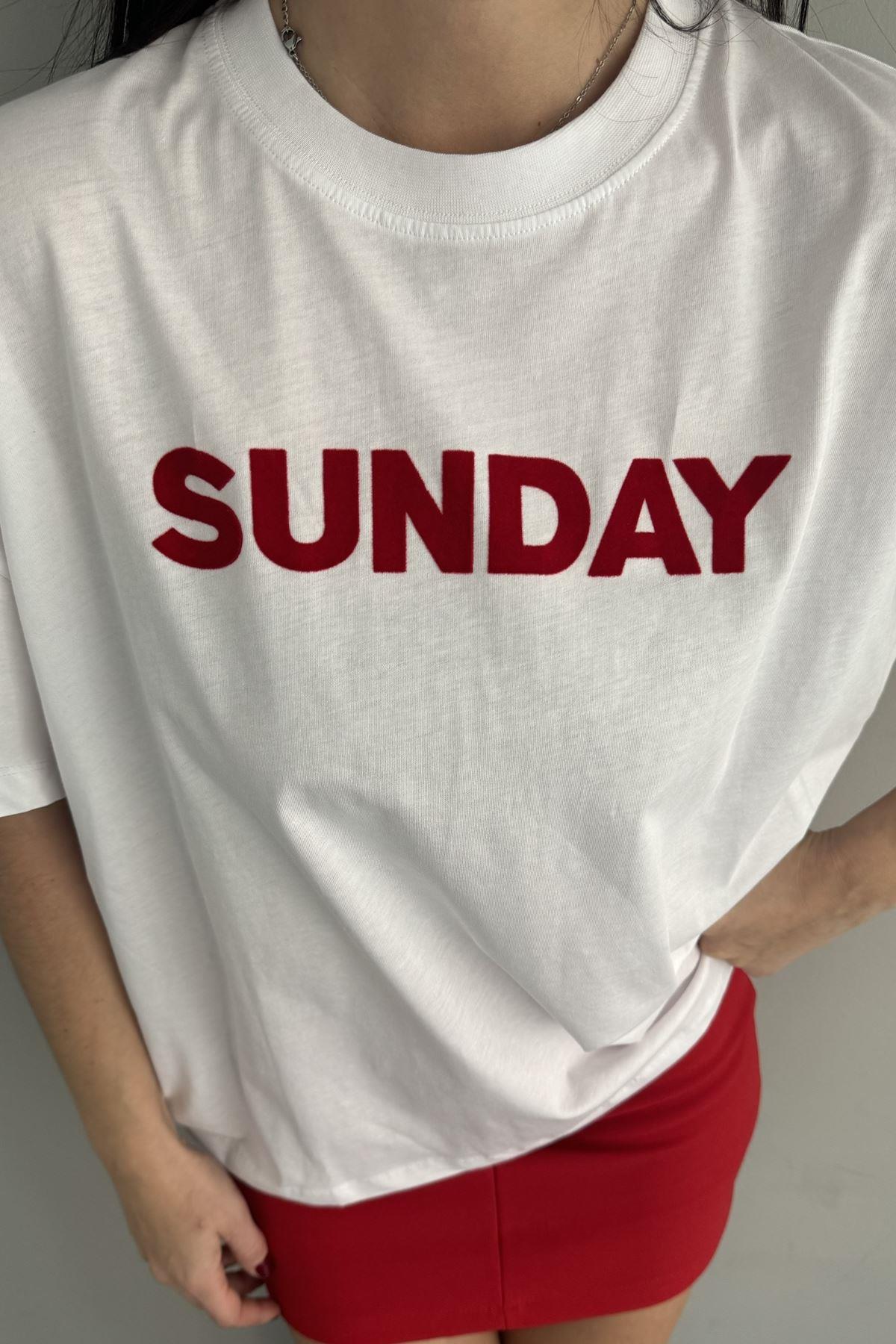 BASKI DETAYLI TSHIRT