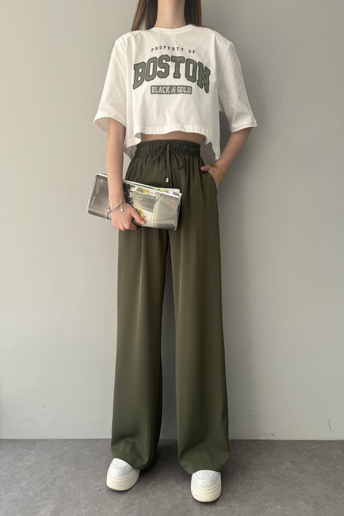 BASKI DETAYLI TSHIRT
