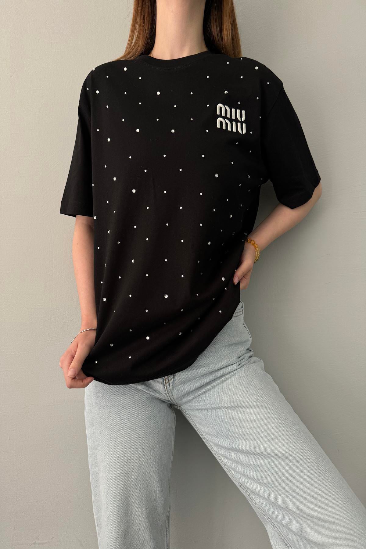 BİSİKLET YAKA BASKILI TSHIRT