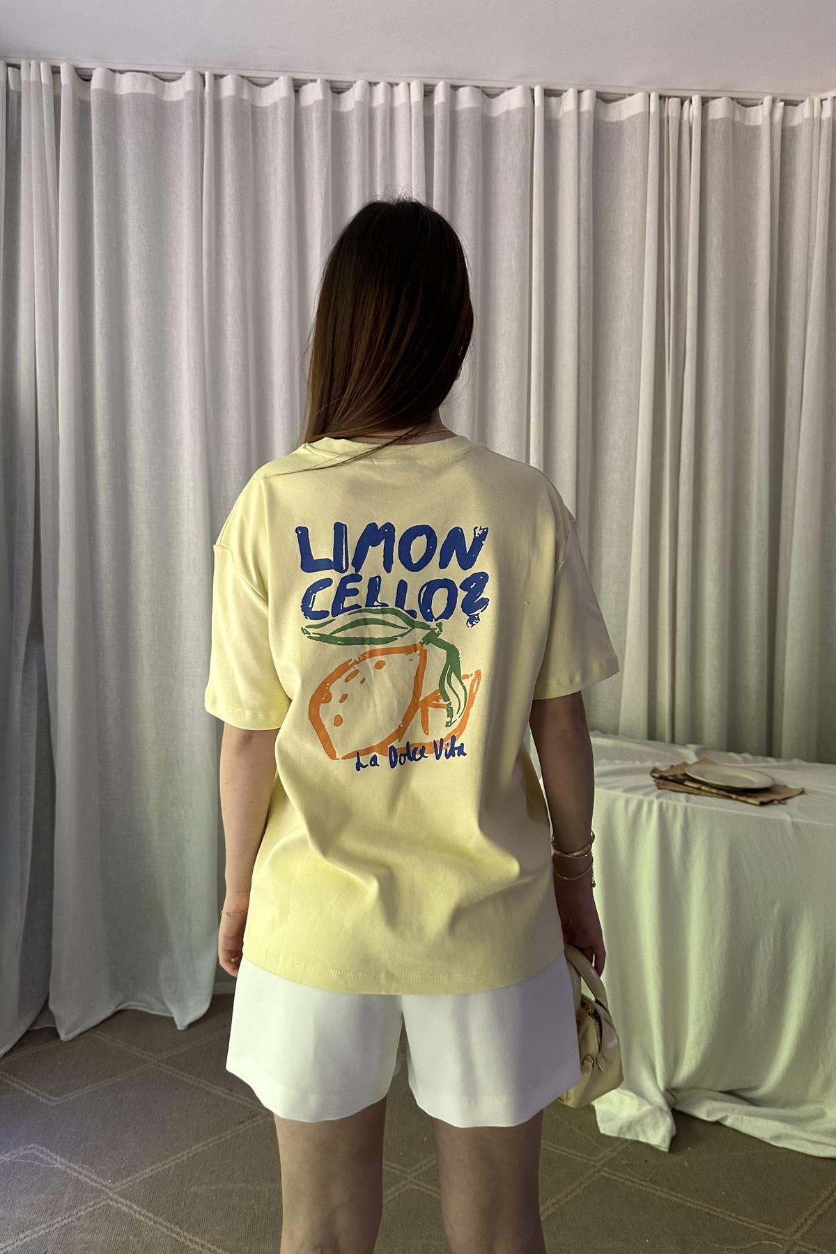 BİSİKLET YAKA BASKILI TSHIRT