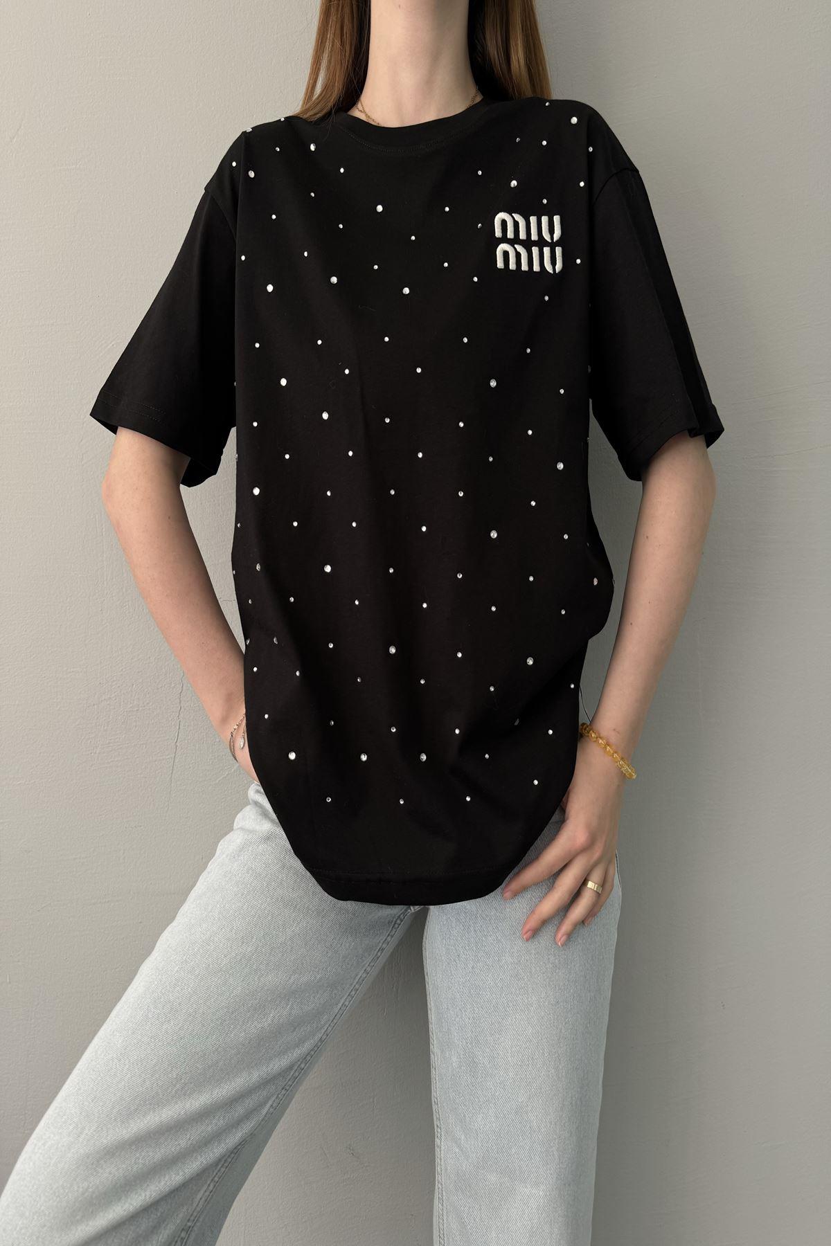 BİSİKLET YAKA BASKILI TSHIRT