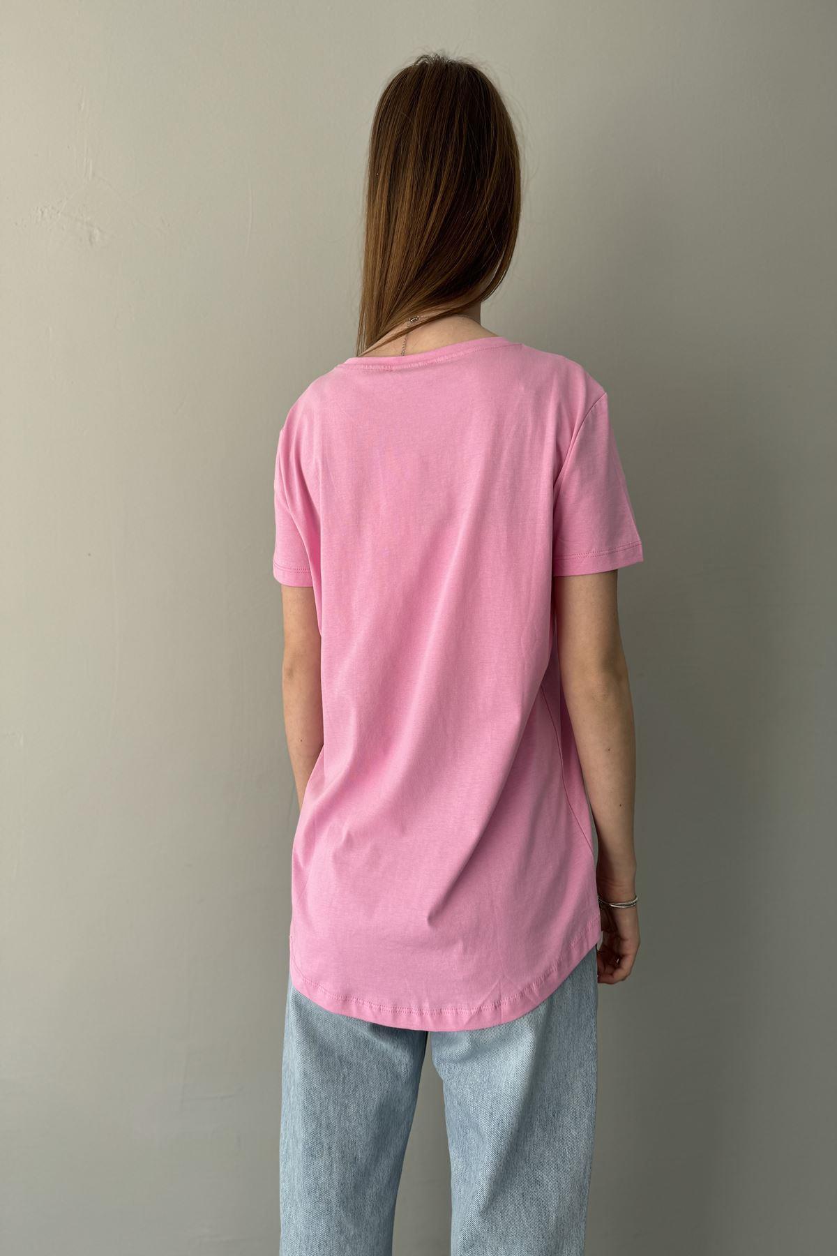 BİSİKLET YAKA DÜŞÜK OMUZ TSHIRT