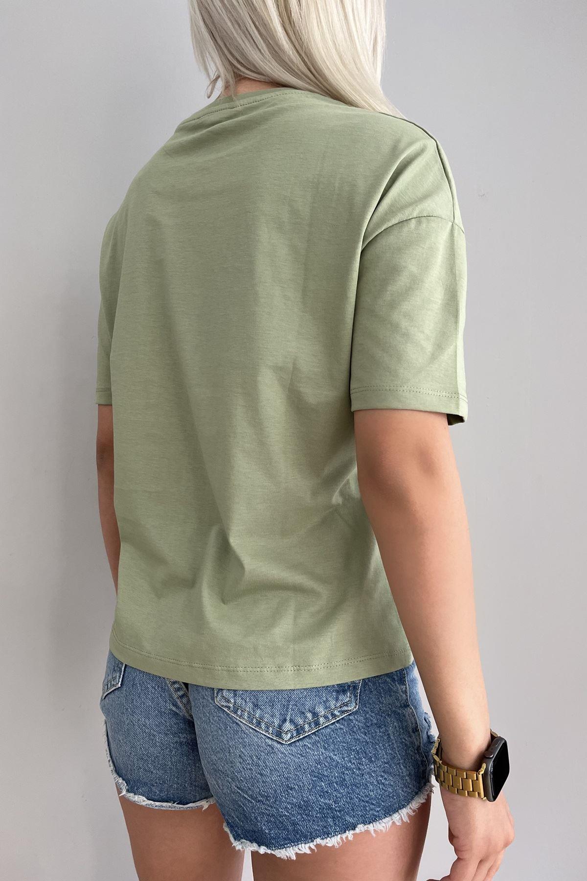 BİSİKLET YAKA DÜŞÜK OMUZ TSHIRT