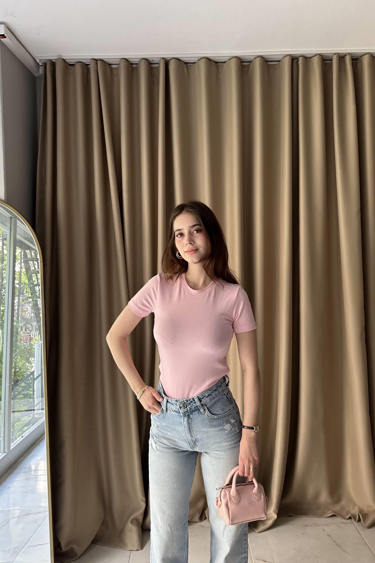 BİSİKLET YAKA KISA KOL TSHIRT
