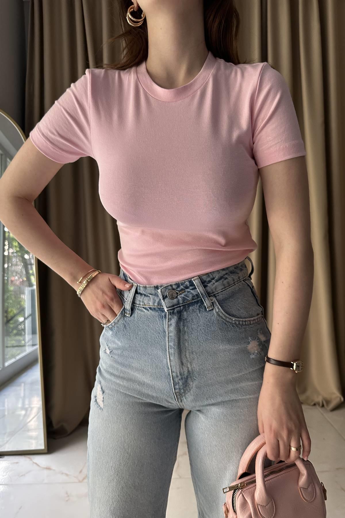 BİSİKLET YAKA KISA KOL TSHIRT