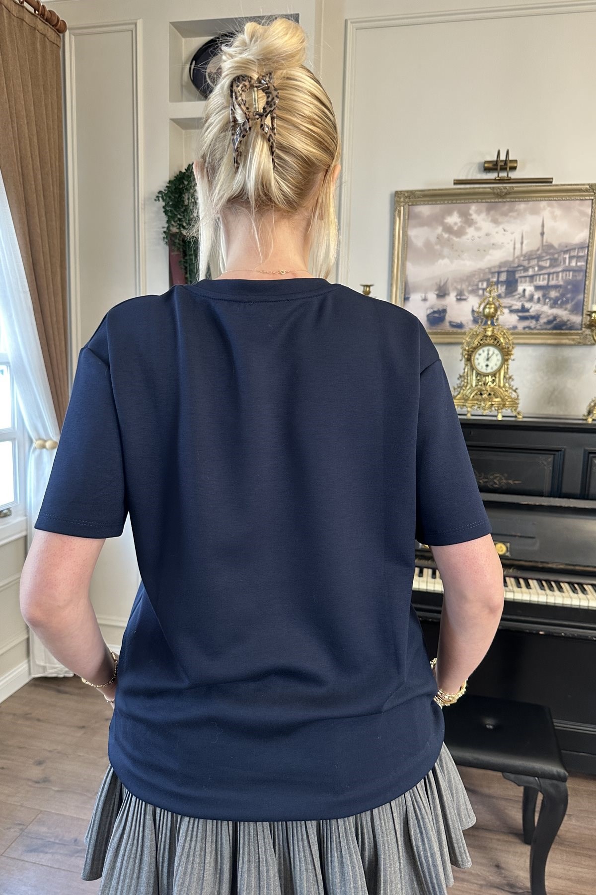 BİSİKLET YAKA MODAL TSHIRT