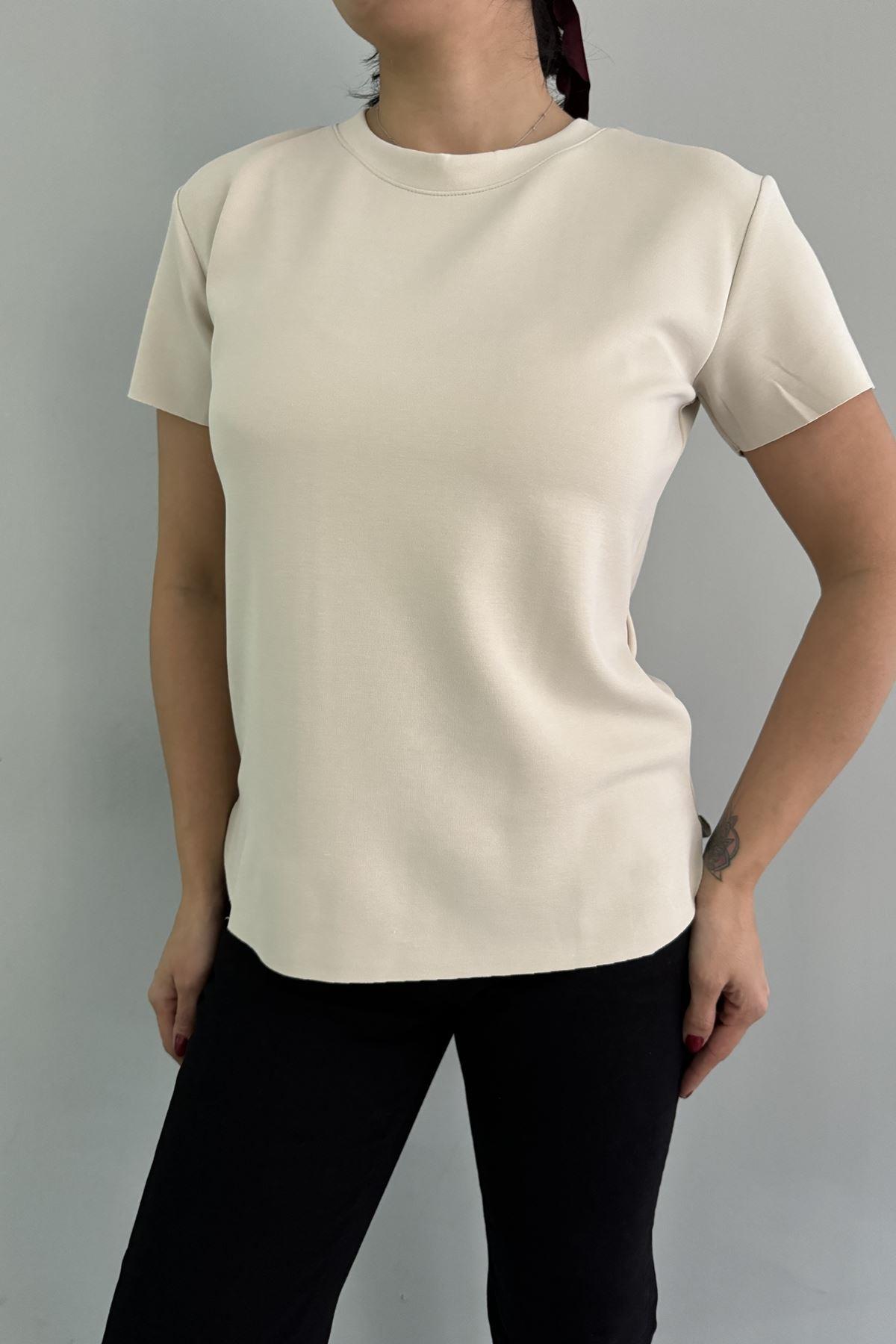 BİSİKLET YAKA MODAL TSHIRT