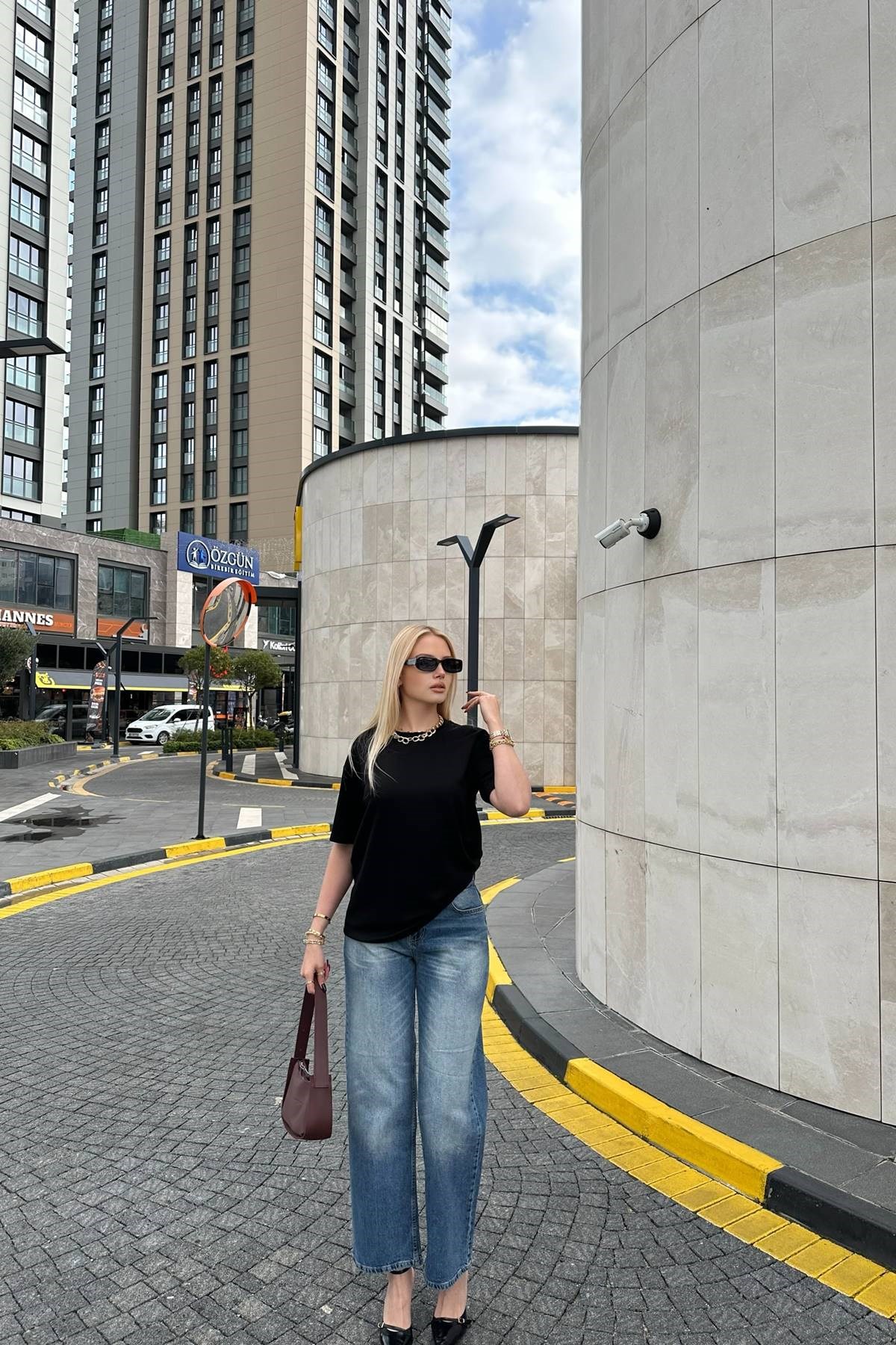 BİSİKLET YAKA MODAL TSHIRT