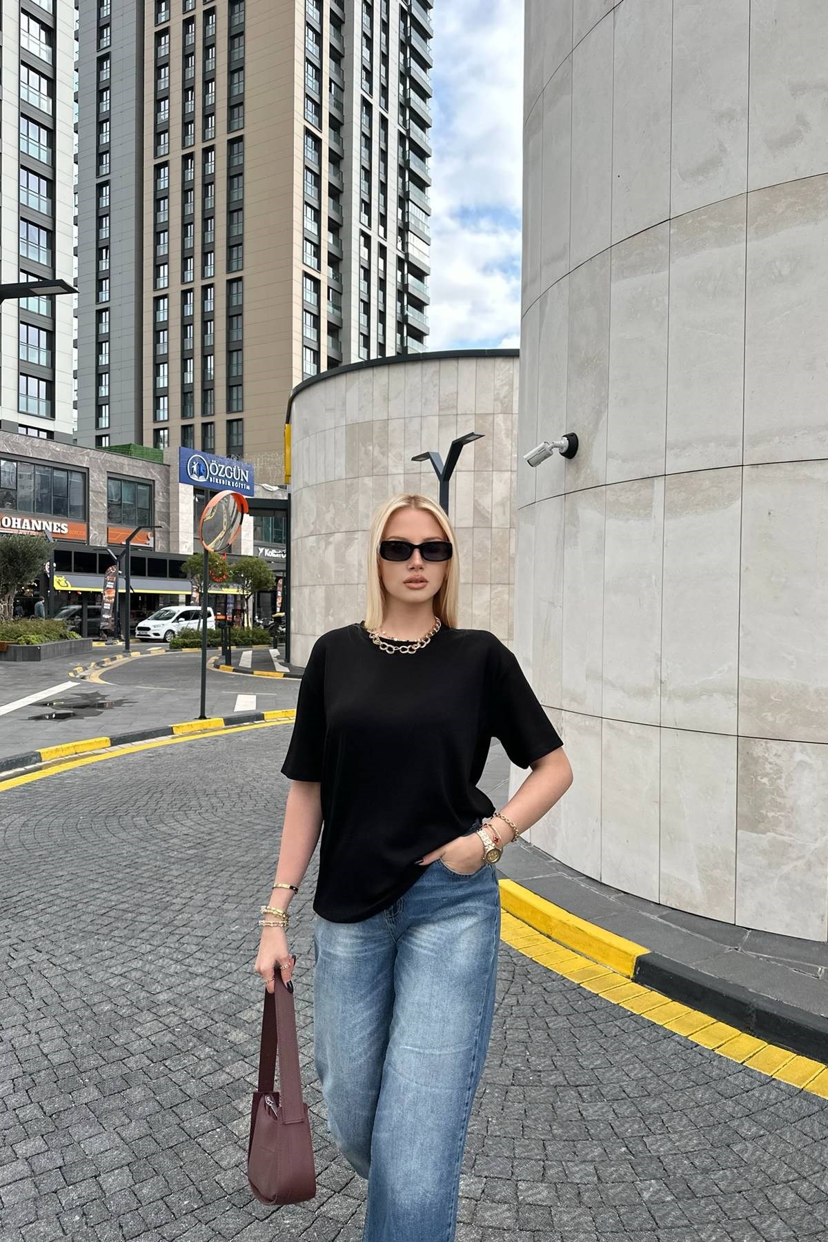 BİSİKLET YAKA MODAL TSHIRT