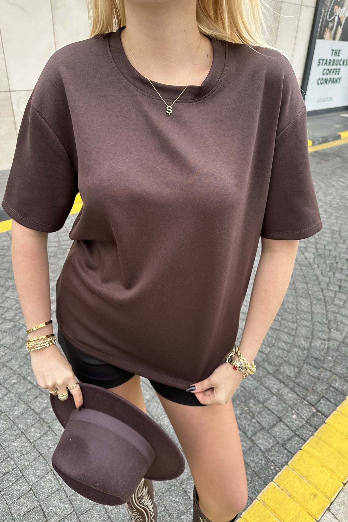 BİSİKLET YAKA MODAL TSHIRT