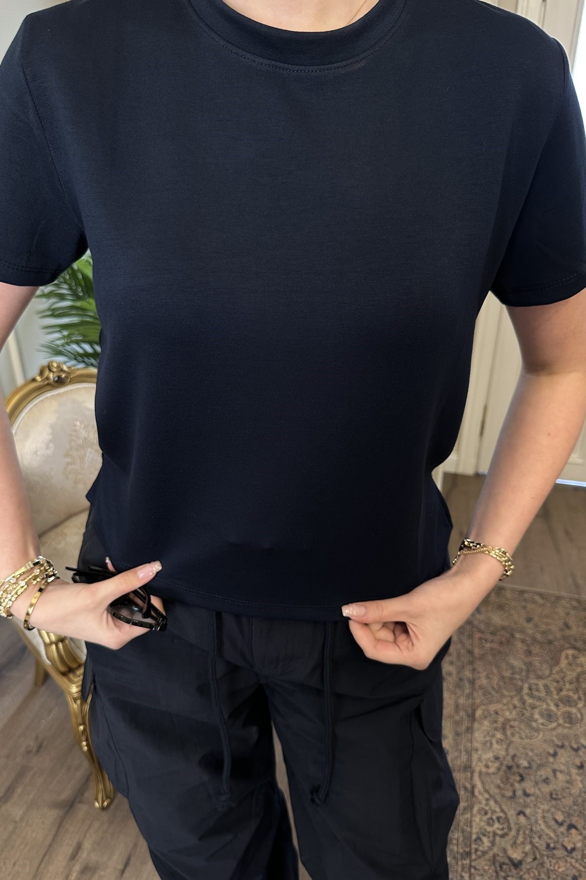 BİSİKLET YAKA MODAL TSHIRT