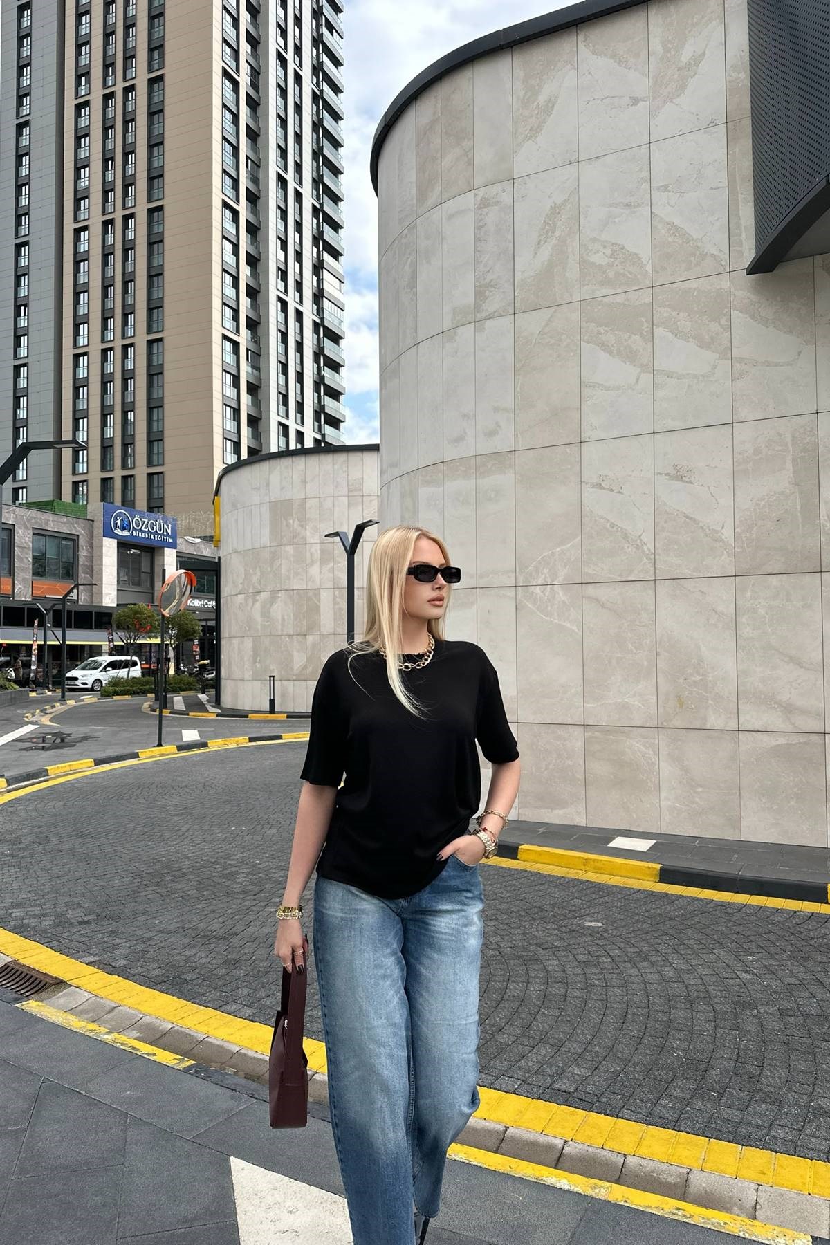 BİSİKLET YAKA MODAL TSHIRT