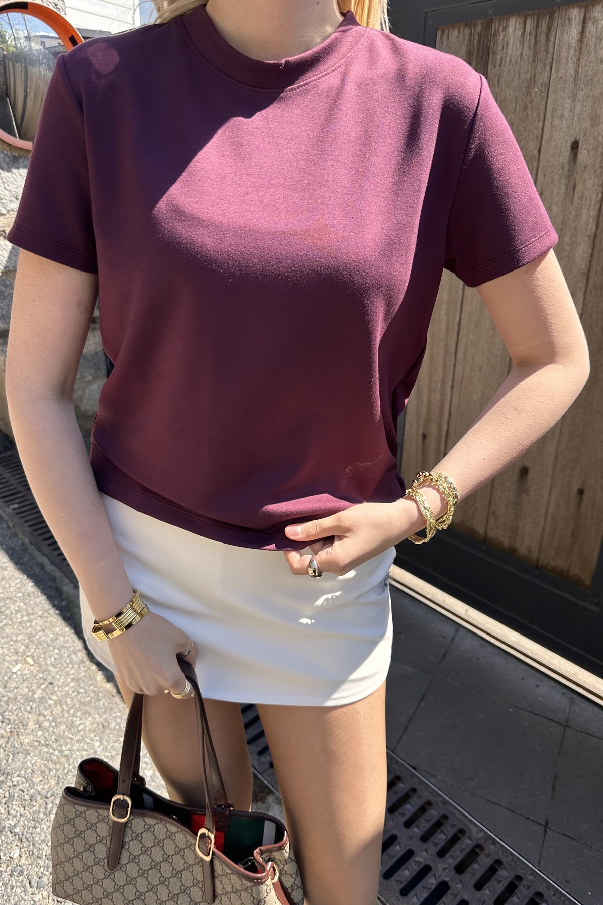 BİSİKLET YAKA MODAL TSHIRT