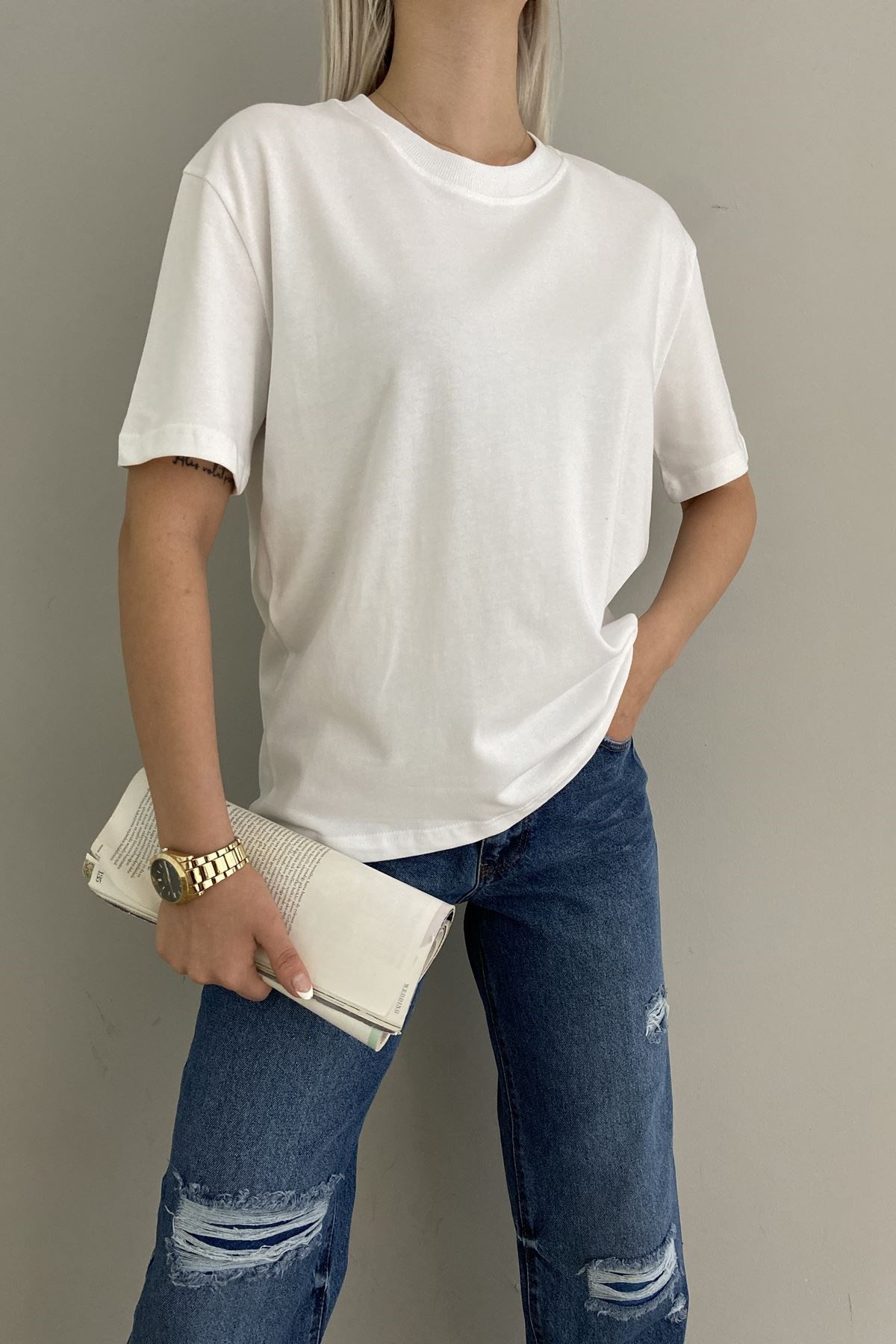 BİSİKLET YAKA TSHIRT