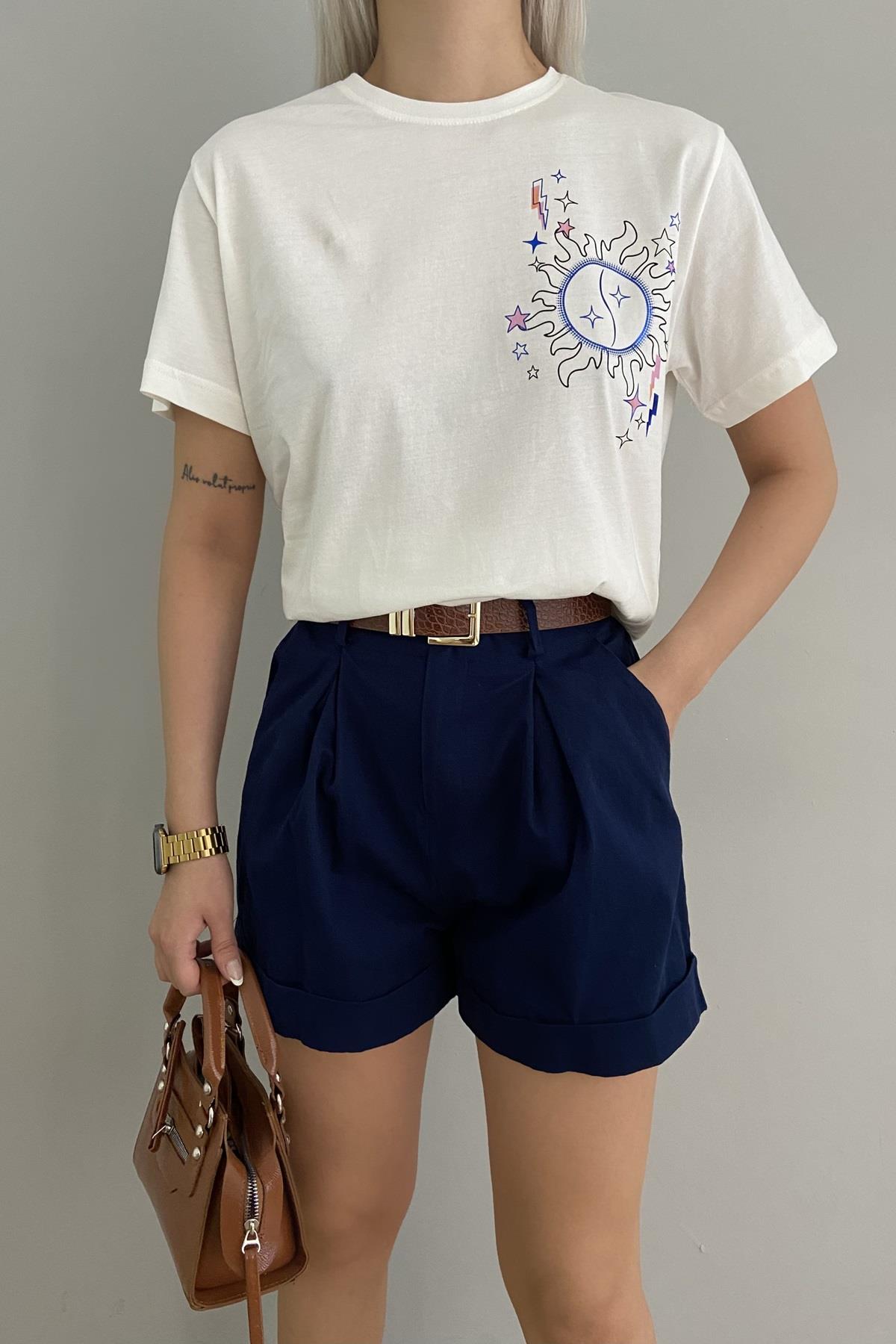 GUNEŞ BASKILI TSHIRT