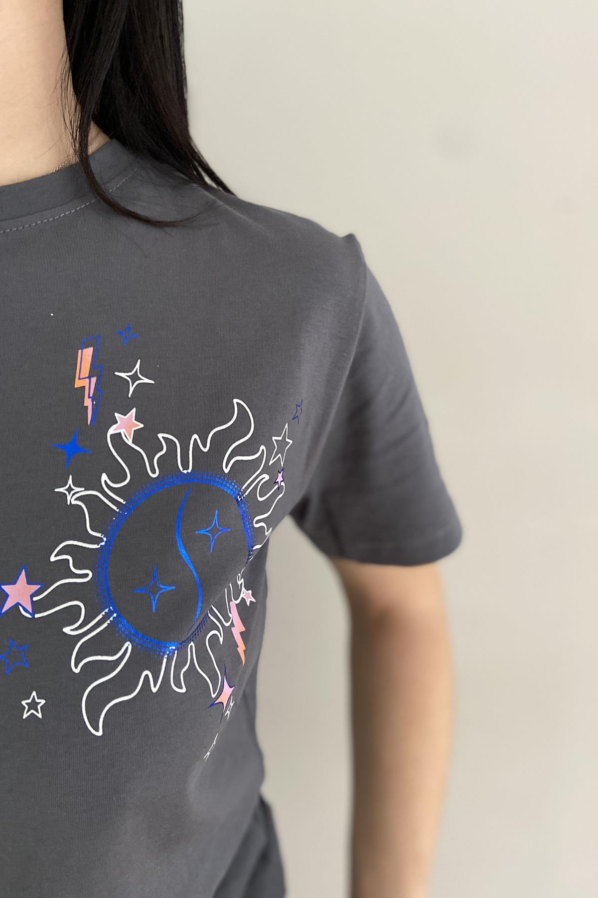 GUNEŞ BASKILI TSHIRT