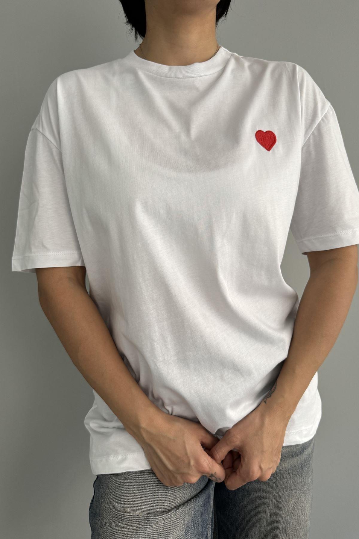 KALP NAKIŞLI TSHIRT