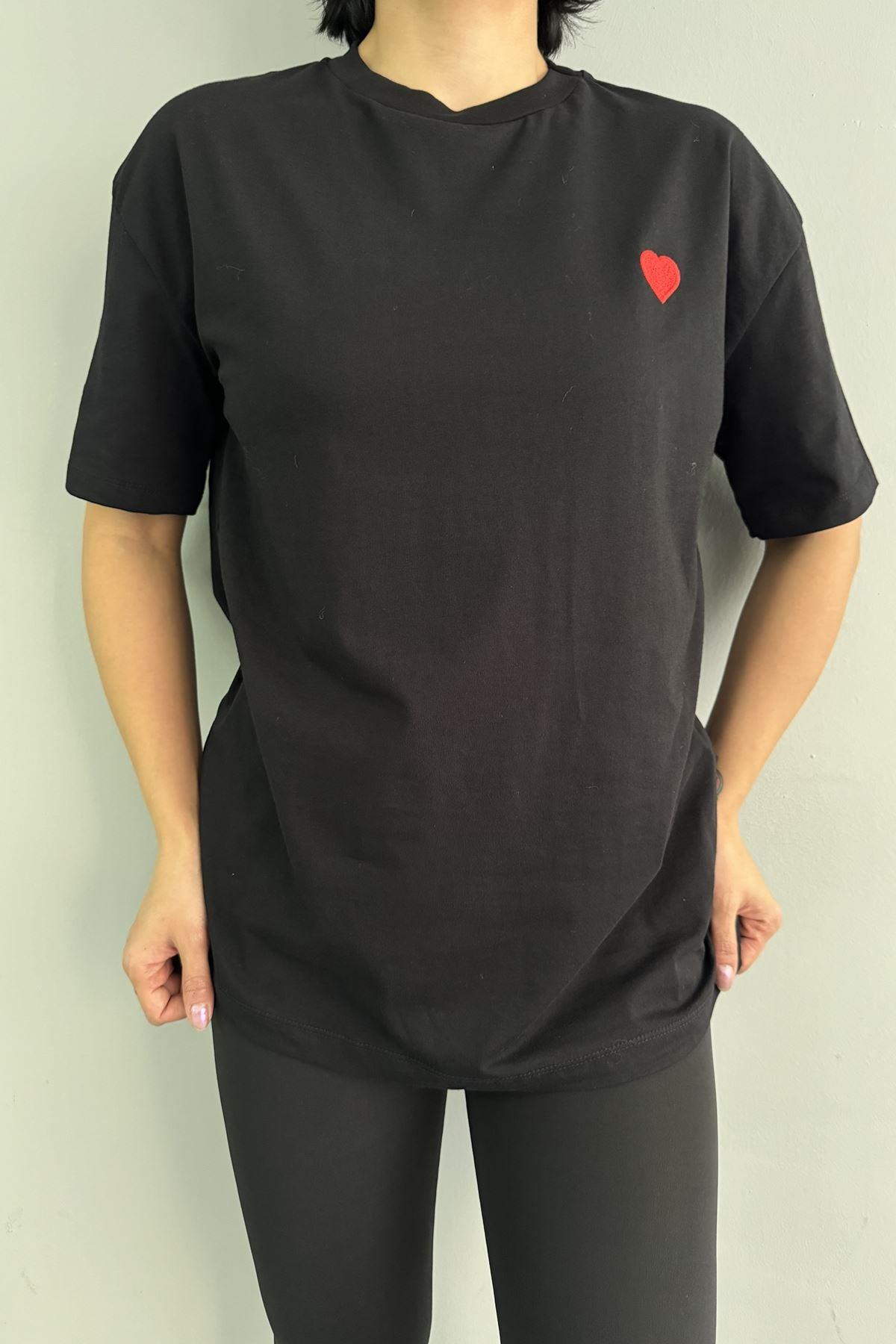 KALP NAKIŞLI TSHIRT