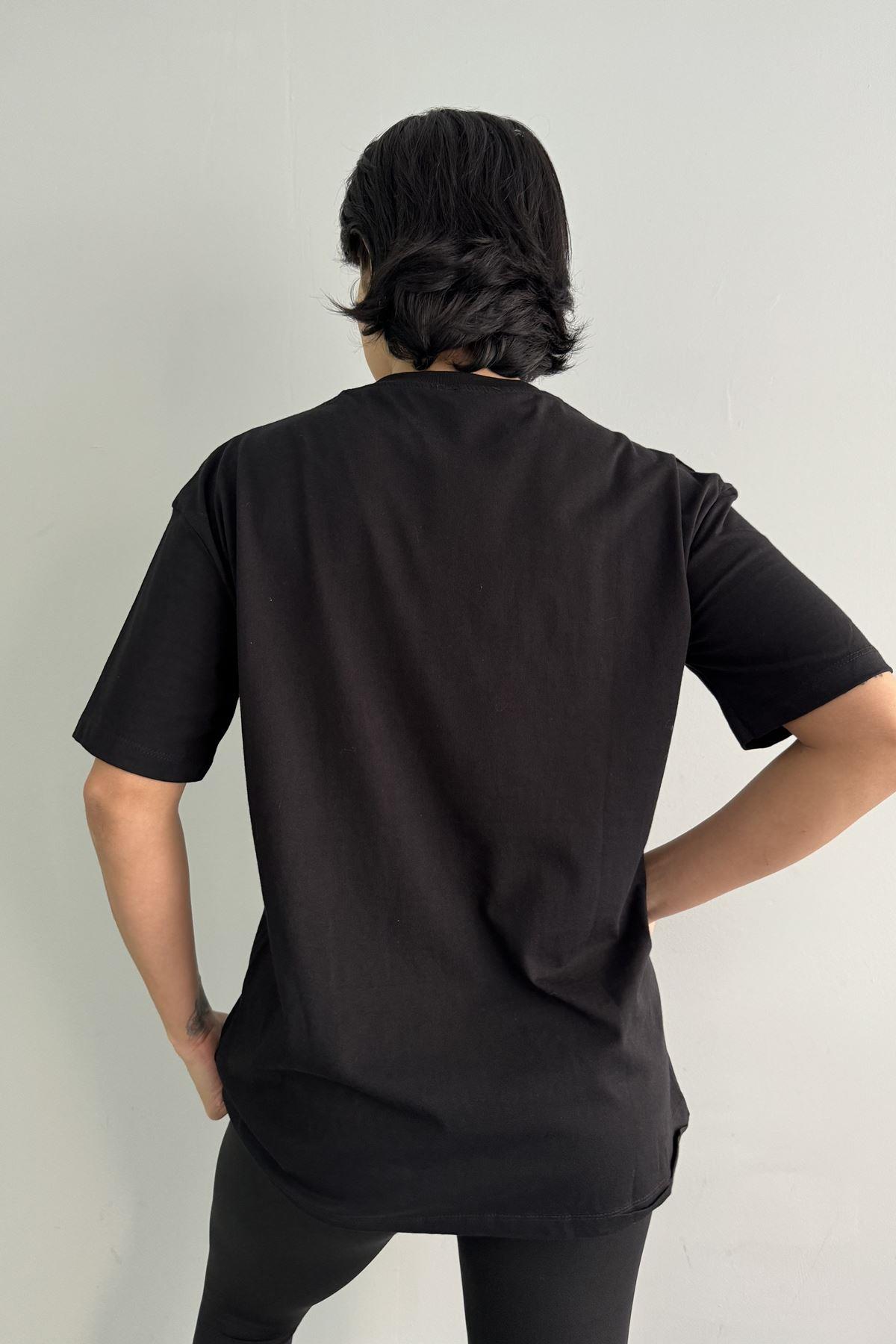 KALP NAKIŞLI TSHIRT