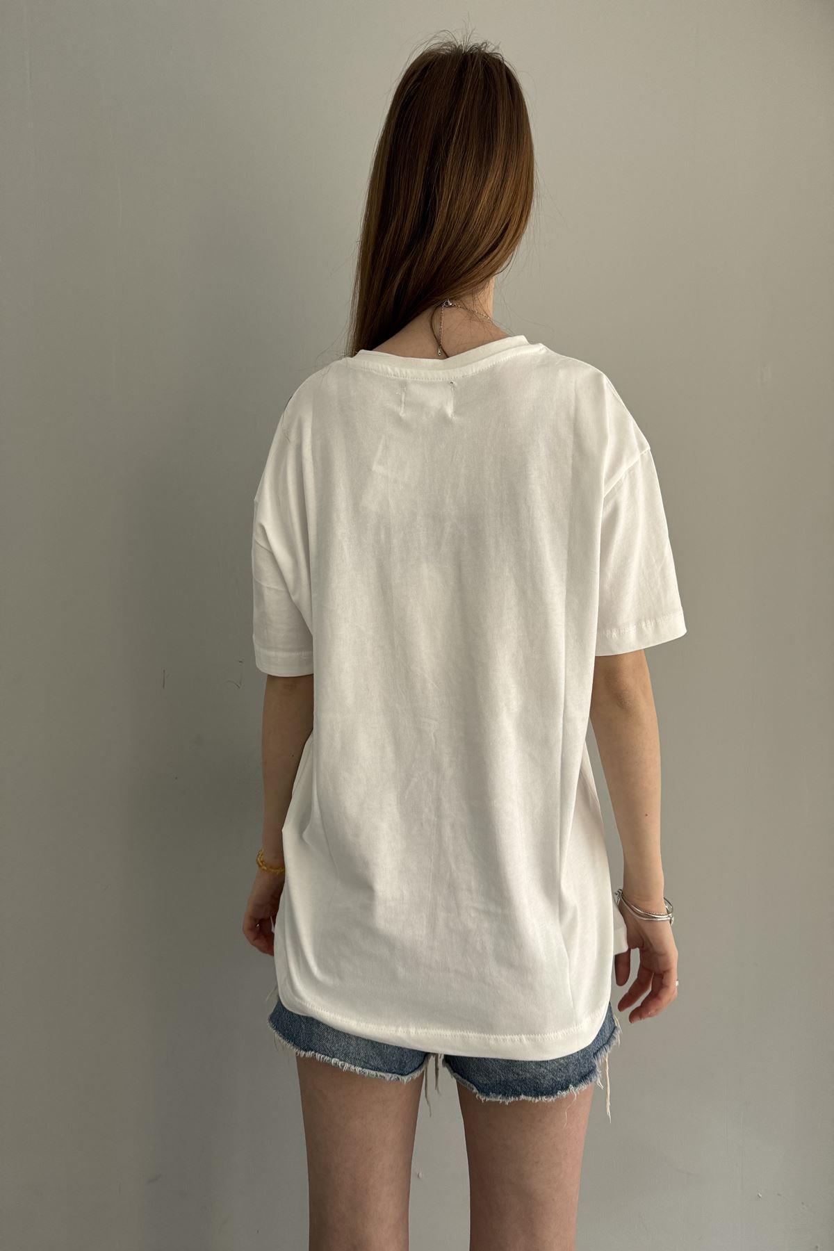 NAKIŞ DETAY TSHIRT