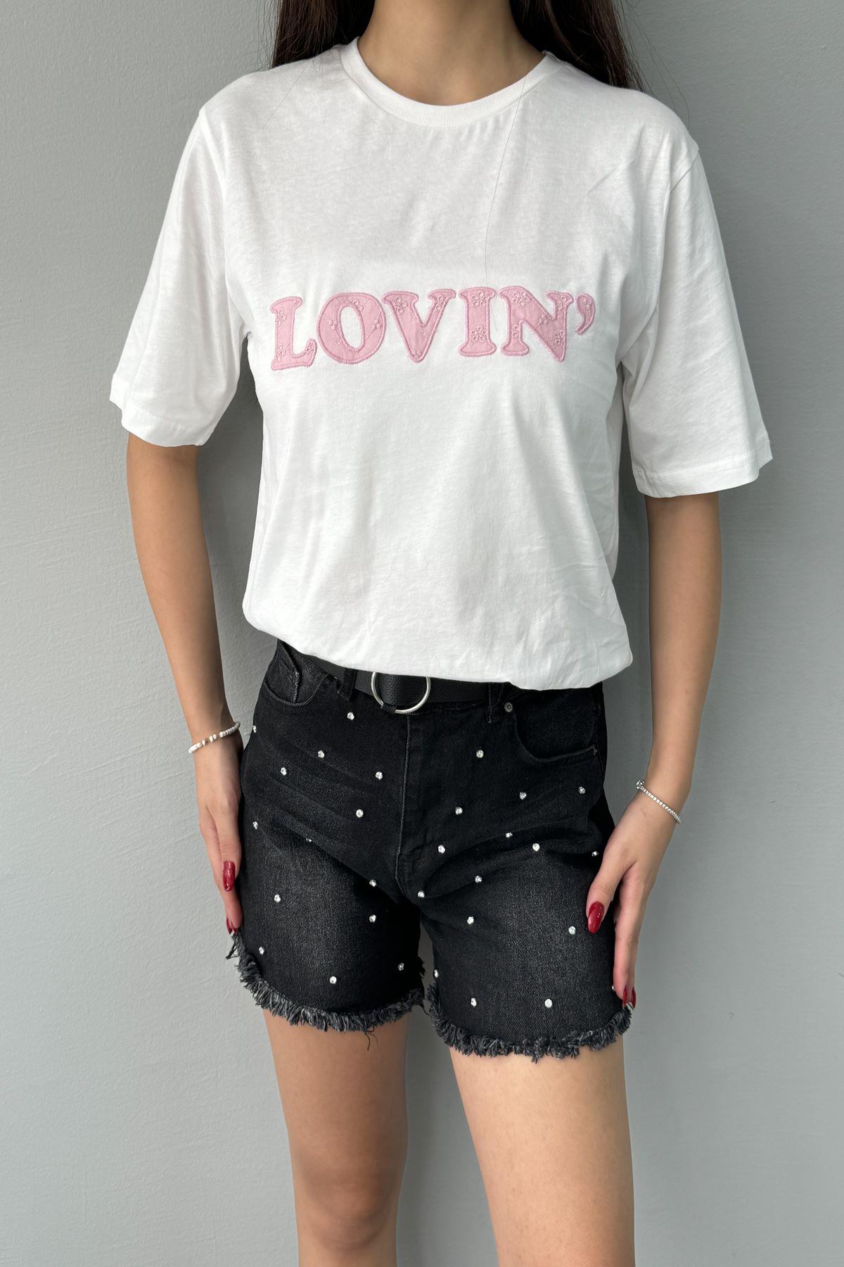 NAKIŞ DETAYLI TSHIRT