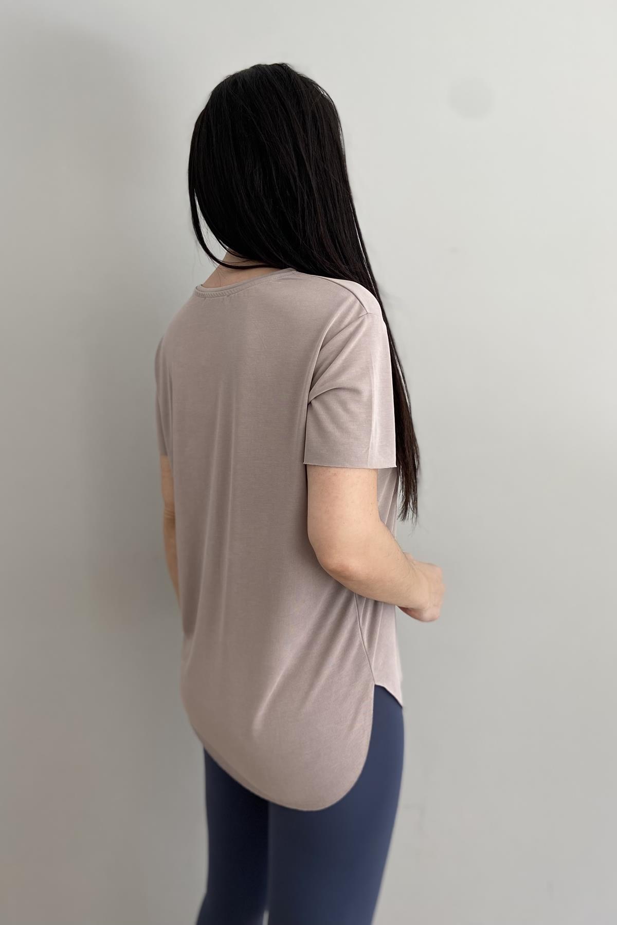 OYSHO BİSKLET YAKA TSHIRT