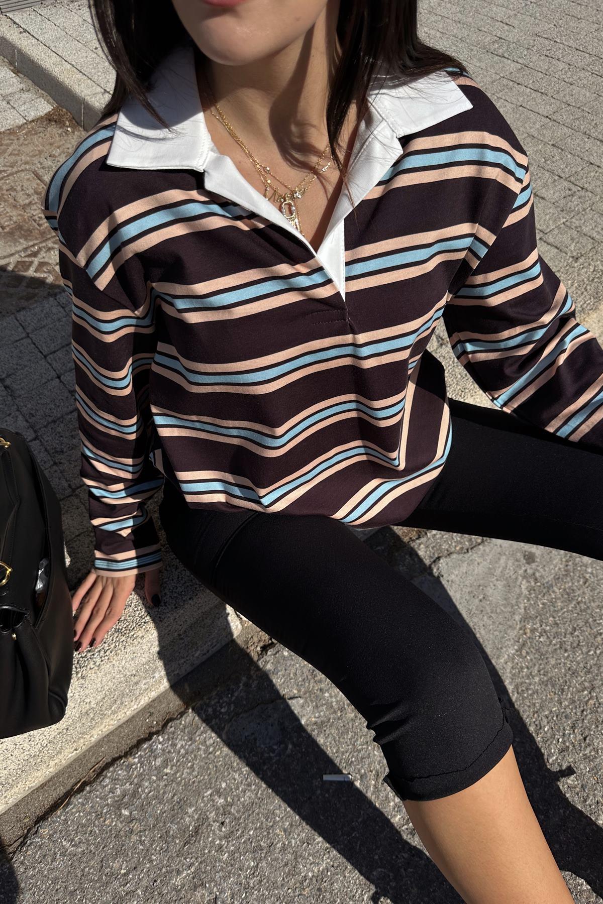 POLO YAKA SWEATSHIRT
