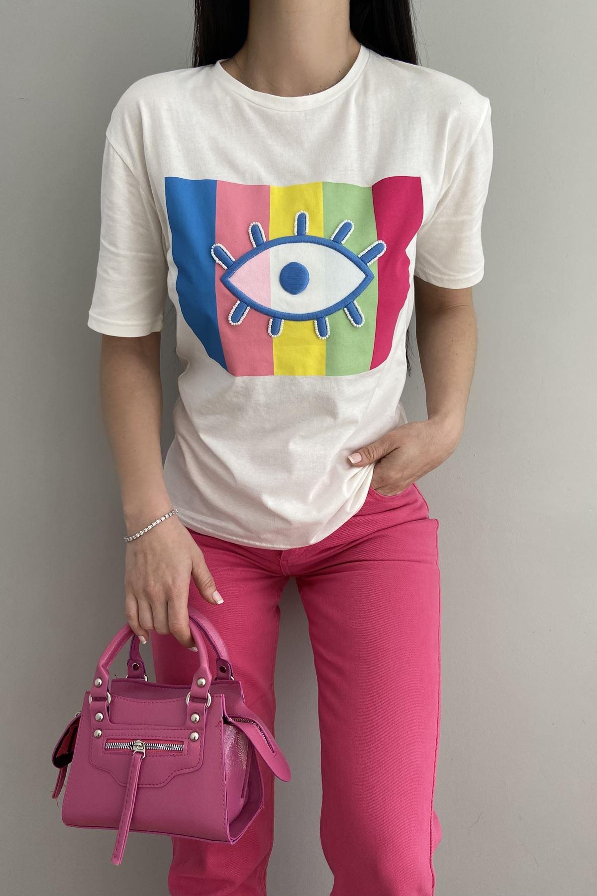 TAŞ DETAY TSHIRT