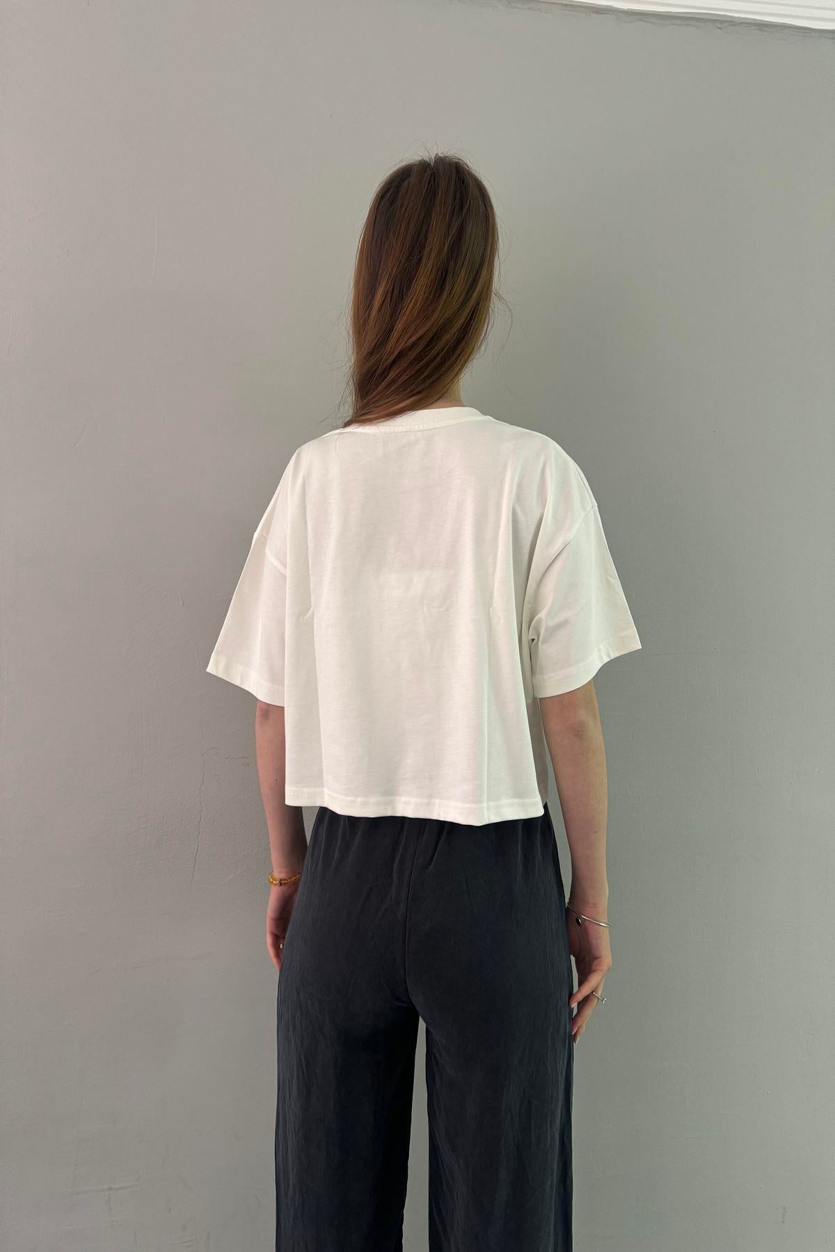 TROK DETAYLI TSHIRT