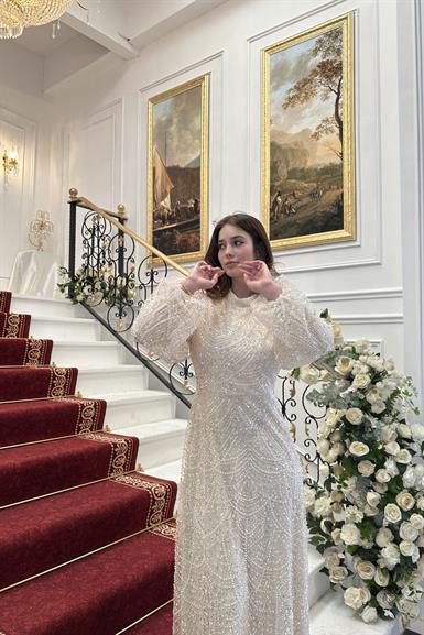 TARA BONCUKLU ELBİSE