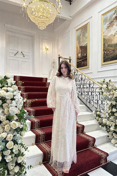 TARA BONCUKLU ELBİSE