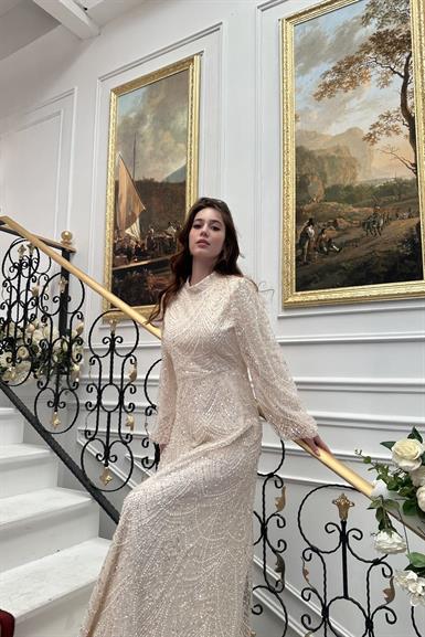 TARA BONCUKLU ELBİSE