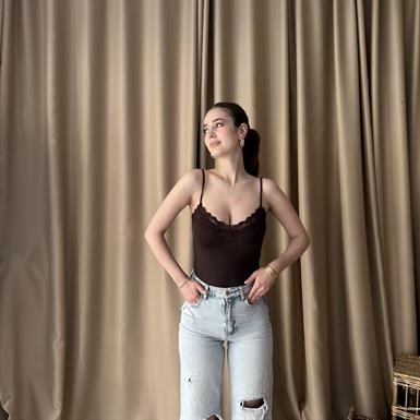 DANTEL DETAYLI BODYSUİT