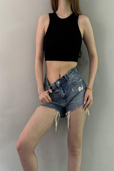 DİKİŞ EFEKTLİ CROP TOP