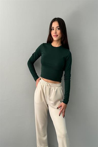 BİSİKLET YAKA BASIC BLUZ