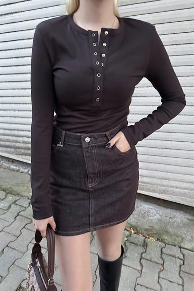 ÇITÇITLI UZUN KOL TOP