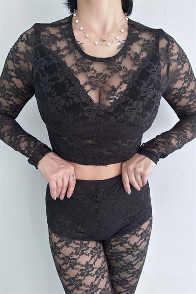 DANTEL CROP BLUZ