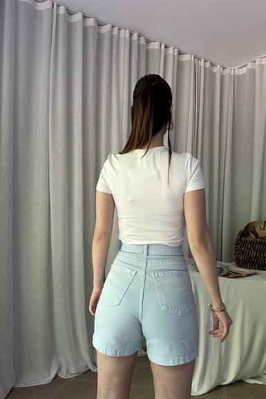 DÜĞME DETAY CROP TOP