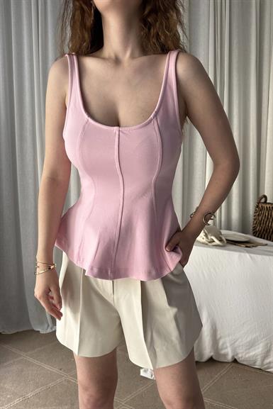 KALIN ASKILI PEPLUM BLUZ
